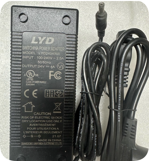 *Brand NEW*Original LYD LYD2404000 24V 4A AC ADAPTER Power Supply