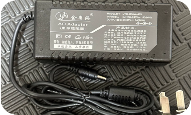 *Brand NEW*YH JYH-B96W- 48V power adapter 48V2A96W universal charger cable for laptops and other devices