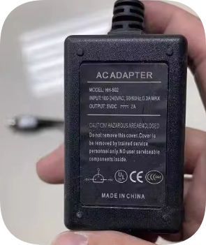 *Brand NEW*ACADAPTER HH-502 power adapter 5V 2A 3-pin 3-hole charger cable transformer