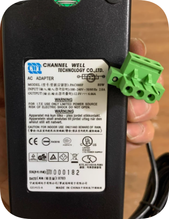 *Brand NEW*Industrial touch panel PC 9-28VDC power adapter CWT 12V 6.66A terminal PAC080F