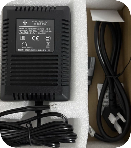 *Brand NEW*Uniview network camera HIC6621EX220-5CI HW-7224AC14D-B adapter AC 24V 3A transformer