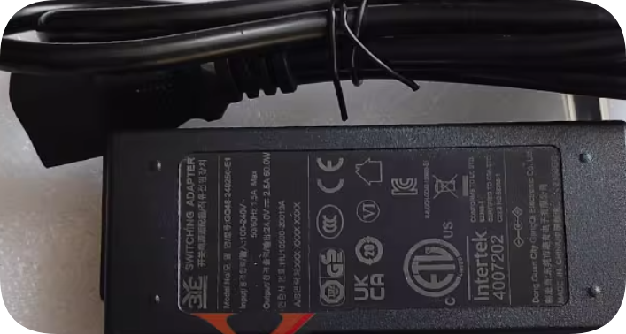 *Brand NEW*GQ48-240250-E1 Charging Cable 60.0W DC/DC Transformer Hongqi 24.0V 2.5A Power Adapter