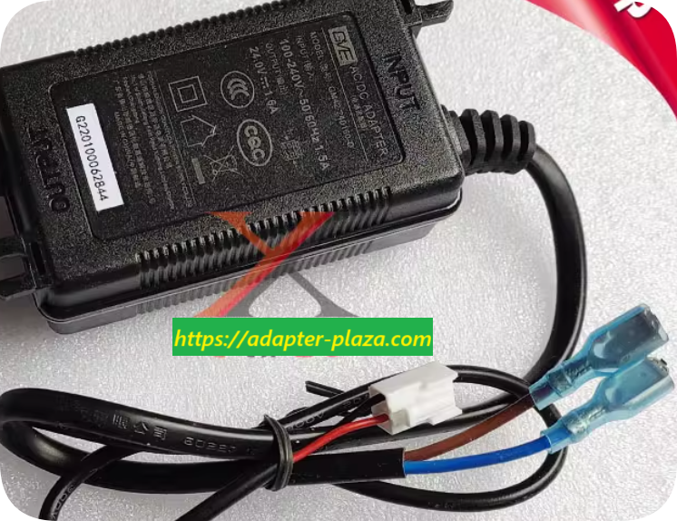 *Brand NEW*GVE 24V 1.6A Power Adapter with Wiring Type Spring-loaded White Terminal Interface Built-in Transfo
