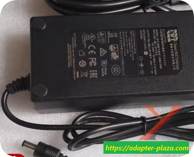 *Brand NEW*CWT Qiaowei 24V 5A Power Adapter 2ABU120M Round Pin 5.5*2.5 Plug DC 24V 120W Transformer