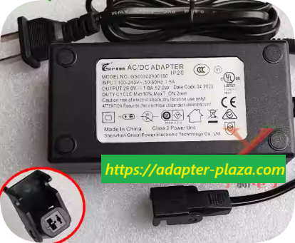 *Brand NEW*Sofa chair bed transformer GS05802900180 29V 1.8A AC/DC ADAPTER Power Supply