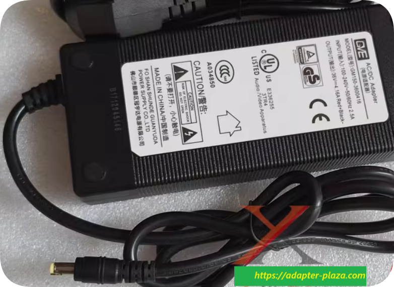*Brand NEW*GVE GM150-3600416 36V 4.16A 150W AC ADAPTER Power Supply