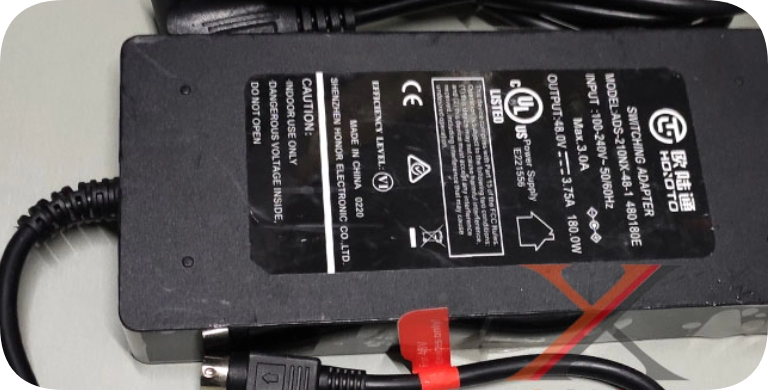 *Brand NEW*HOIOTO round four-pin 4P connector DC 180W transformer ADS-210NX-48-1 480180E 48V 3.75A power adapt
