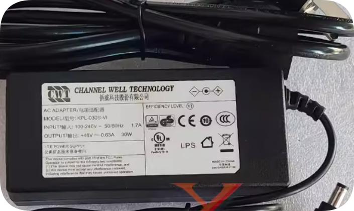 *Brand NEW*CWT 48V 0.63A power adapter KPL-030S-VI charging cable 30W DC POE power supply transformer *Brand NEW*CWT 48V 0.63A power adapter KPL-030S-VI charging cable 30W DC POE power supply transformer
