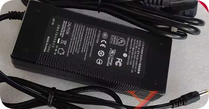 *Brand NEW* LEI DC 56V 1.42A power adapter NU80-A560142-11 universal charging cable round plug transformer