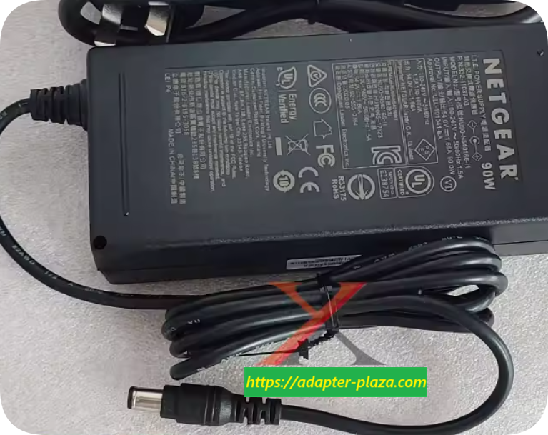 *Brand NEW* NETGEAR 54V 1.66A 90W power adapter cable NU90-N540166-l1 small plug transformer