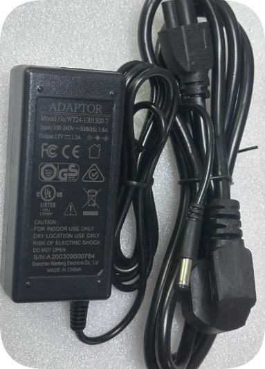 *Brand NEW*WT24-1201500-T Power Adapter 12V 1.5A Pleated Plug Charger, Separate Type 12V 18W 1500mAh