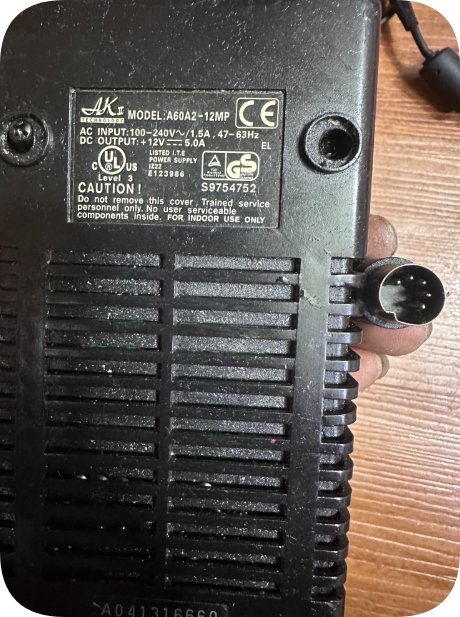 *Brand NEW*A60A2-12MP Power Adapter 12V 5A Transformer + 12V 5.0A Charger, 12V 5A 5-Pin 5-Hole Core