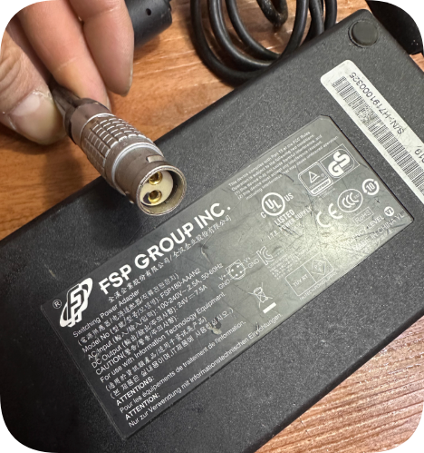 *Brand NEW*FSP 24V 7.5A Remo 2-pin 2-hole power adapter FSP180-AAAN2 charger cable 180W