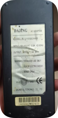 *Brand NEW*DAJIN DJ-U100S024400 Power Adapter 24VDC 4A Charger 24V 4A Four-Pin Four-Hole Core