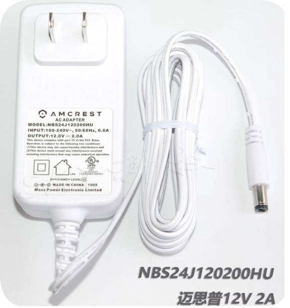 *Brand NEW* NBS24J120200HU 12V 2A AC ADAPTER Power Supply