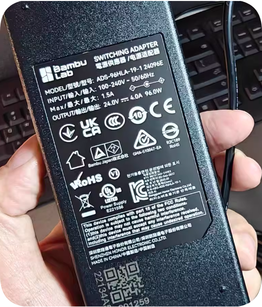 *Brand NEW*24.0V 4.0A 96.0W Topzhu 3D printer automatic feeding system AMS2 Pro power adapter drying function