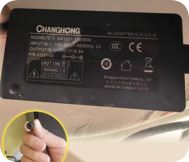 *Brand NEW*Changhong K3 Smart Projector Power Supply - Leading 19V 6.3A Charger SA1201-1900630