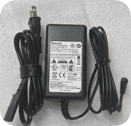 *Brand NEW*Original Roland digital piano EP-9/FP-4/F-20/RD-64/300NX PSB-1U 9V-2A power adapter TD-1/4/9/TD-11/