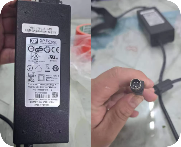 *Brand NEW*Compatible with XP Power Power Adapter 24V 4.16A 4-pin/4-hole charger cable AHM100PS24C2-A