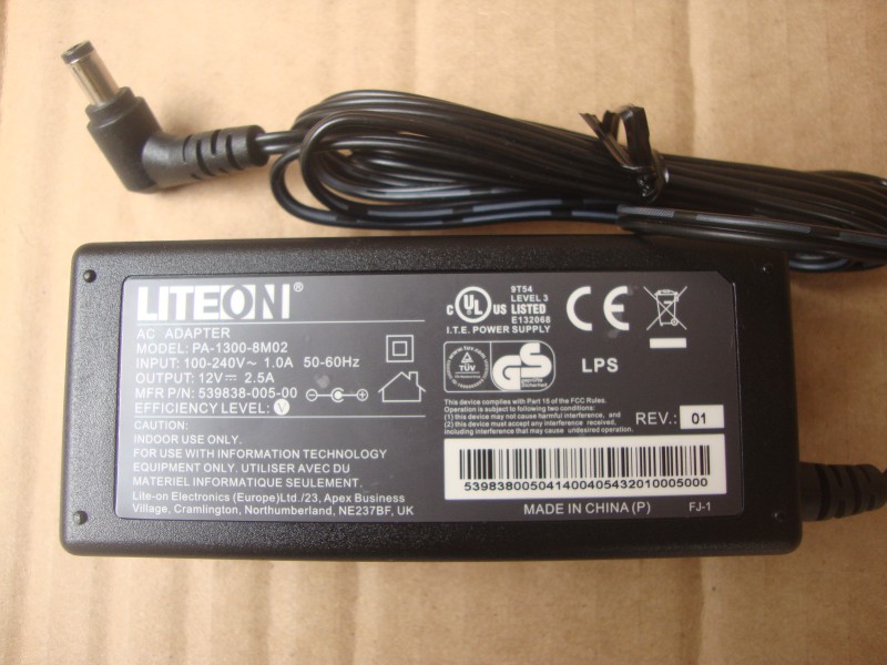 *Brand NEW*12V 2.5A 30W AC ADAPTER LITEON PA-1300-8M02 Power Supply