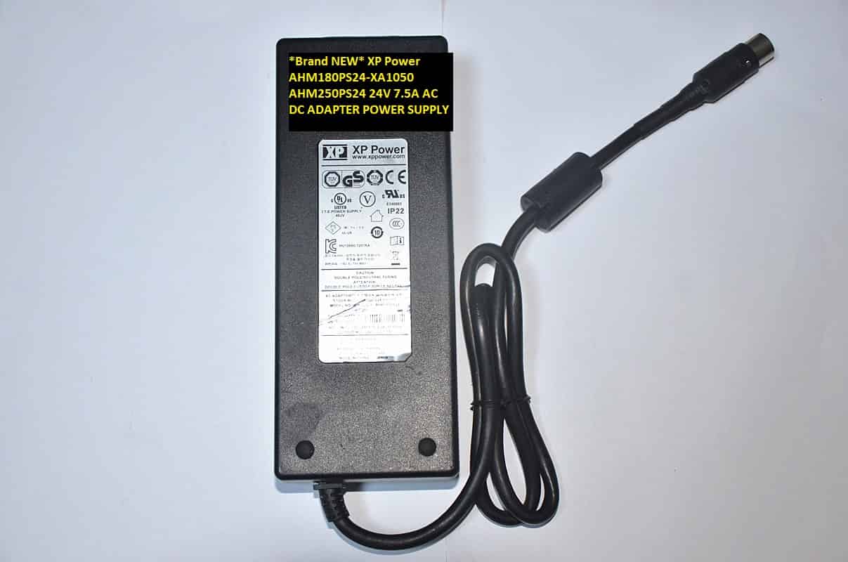 Xp Power Adapter *Brand NEW*XP Power AHM250PS24 AHM180PS24-XA1050 24V 7.5A AC DC ADAPTER ...
