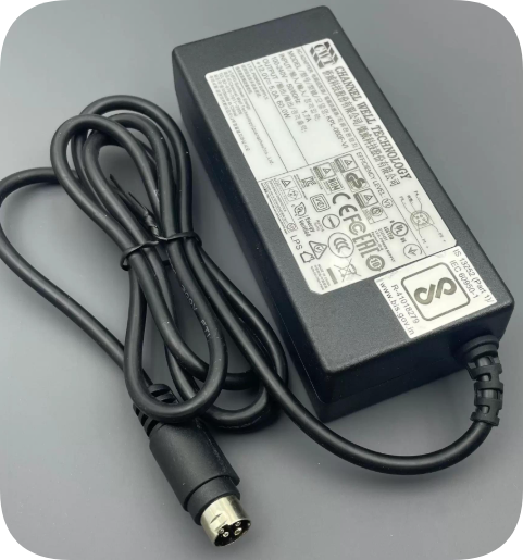 Genuine Wenxin N2600 Industrial Tablet Power Adapter | CWT KPL-060F 12V 5A 60W 4-Pin Aviation Connector Charge