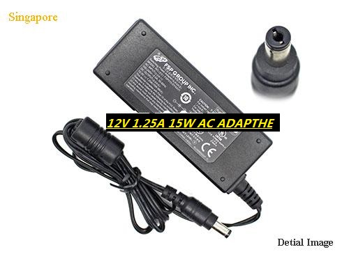 *Brand NEW*FSP015-DYAA31 FSP 12V 1.25A 15W-5.5x2.1mm AC ADAPTHE POWER Supply