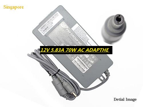 *Brand NEW* FST2247IFVL FSP070-AHAN2_9NA0701500 FSP12V5.83A70W-5.5x2.5mm AC DC ADAPTHE POWER Supply - Click Image to Close