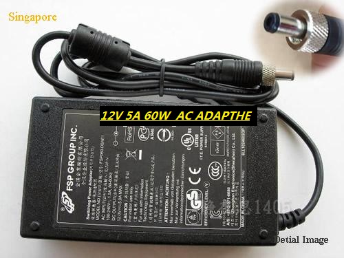 *Brand NEW*FSP060-DIBAN2 FSP060-DBAE1 FSP060-DBAB1 FSP 12V 5A 60W-5.5x2.5mm-metal AC ADAPTHE POWER Supply