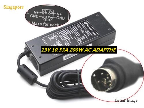 *Brand NEW*P/N 9NA2000100 MTE200-19SX-F-W-C2 FSP200-1ADE21 FSP 19V 10.53A 200W-4pin AC ADAPTHE POWER Supply