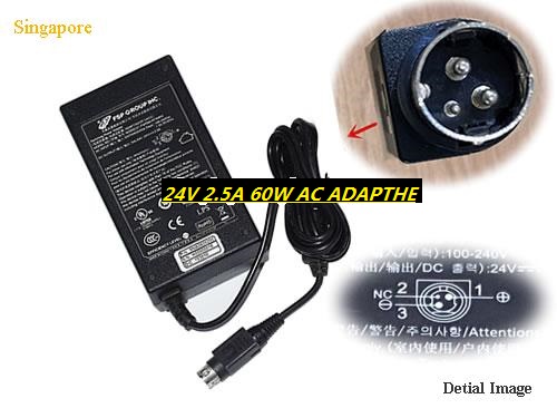 *Brand NEW*FSP060-RTAAN2 FSP060-RAA FSP 24V 2.5A 60W-3Pin AC ADAPTHE POWER Supply