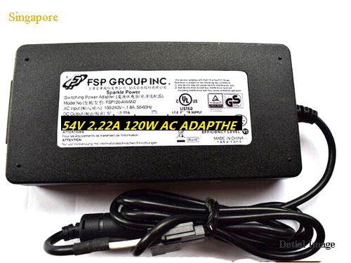 *Brand NEW*FSP120AWAN2 FSP120-AWAN2 FSP 54V 2.22A 120W-2PIN AC ADAPTHE POWER Supply