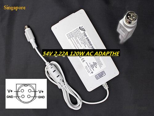 *Brand NEW*FSP120-AWAN3-W FSP 54V 2.22A 120W-4PIN AC ADAPTHE POWER Supply - Click Image to Close