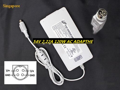 *Brand NEW*FSP120-AWAN3-W FSP 54V 2.22A 120W-4PIN AC ADAPTHE POWER Supply