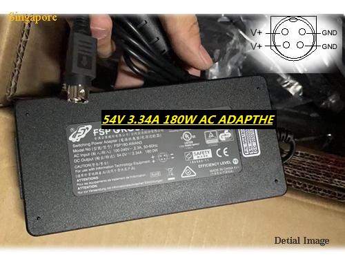 *Brand NEW*FSP180-AWAN3 9NA1804506 FSP 54V 3.34A 180W-4Pin-ZZYF AC ADAPTHE POWER Supply