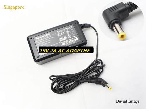 *Brand NEW* 19V 2A AC ADAPTHE HUNTKEY HKA03619020-8C HKA03619020-6A POWER Supply - Click Image to Close
