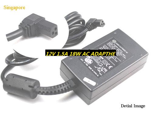 *Brand NEW* SMA-025-B001 LEI 12V 1.5A 18W-3PIN Adapter AC ADAPTHE POWER Supply
