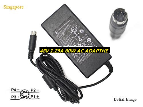 *Brand NEW* NU60-F480236-L1 NU60-F480236-I1 NU60-F480125-I1 ADP-48DR BL LEI 48V 1.25A 60W-5PIN AC ADAPTHE POWE