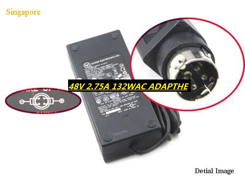 *Brand NEW* V06638 NUA45-3480275-I1 NUA45-3480275-11 HU10135-6017A LEI 48V 2.75A 132W-4PIN AC ADAPTHE POWER Su