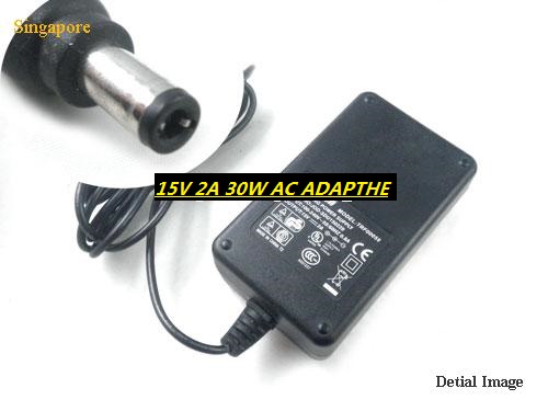 *Brand NEW* TRF00058 LIPMAN 15V 2A 30W-5.5x2.5mm AC ADAPTHE POWER Supply