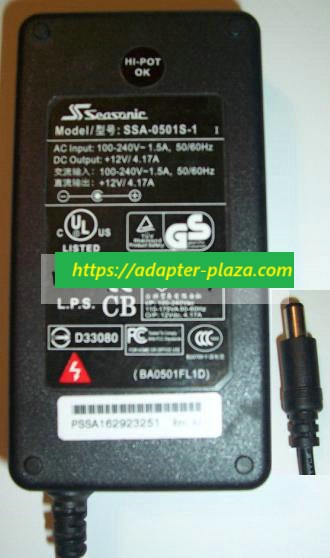 *Brand NEW*12V 4.17A AC DCADAPTER SEASONIC SSA-0501S-1 PSSA162923251 REV A1 Power Supply Brick