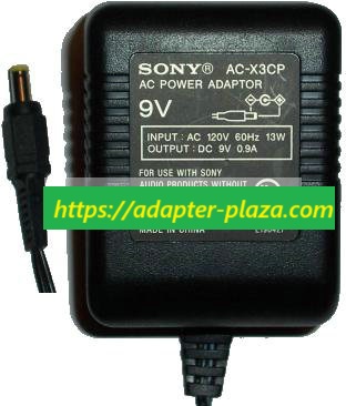 *Brand NEW*SONY 9VDC 0.9A AC ADAPTER CLASS 2 Wall mount Direct plug AC-X3CP *Brand NEW*SONY 9VDC 0.9A AC ADAPTER CLASS 2 Wall mount Direct plug AC-X3CP