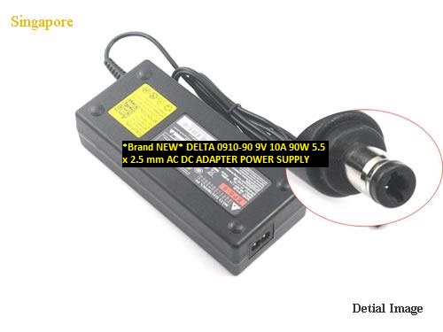 *Brand NEW* 90W DELTA 9V 10A 0910-90 5.5 x 2.5 mm AC DC ADAPTER POWER SUPPLY