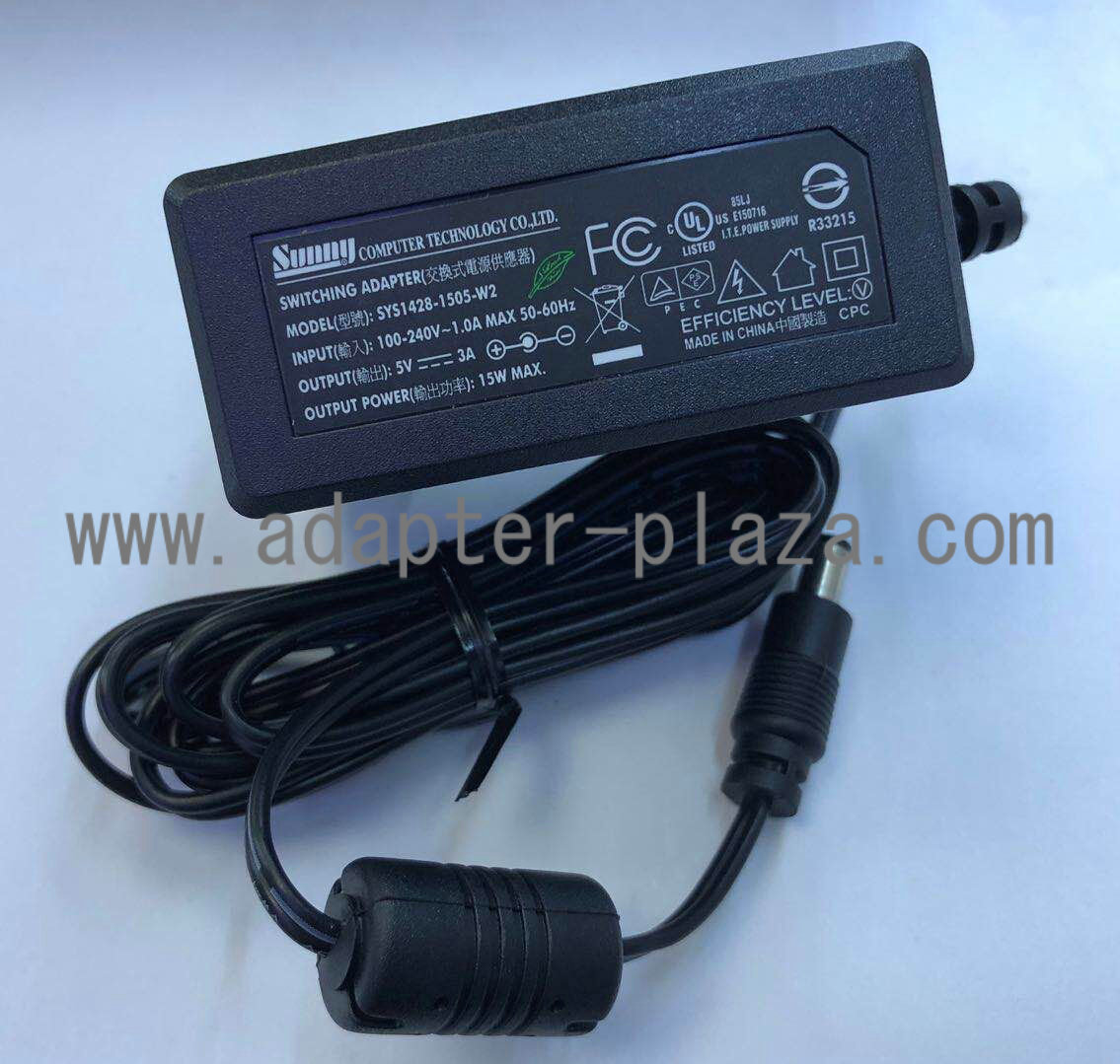 *Brand NEW*SUUNY SYS1428-1505-W2 5V 3A AC DC Adapter POWER SUPPLY