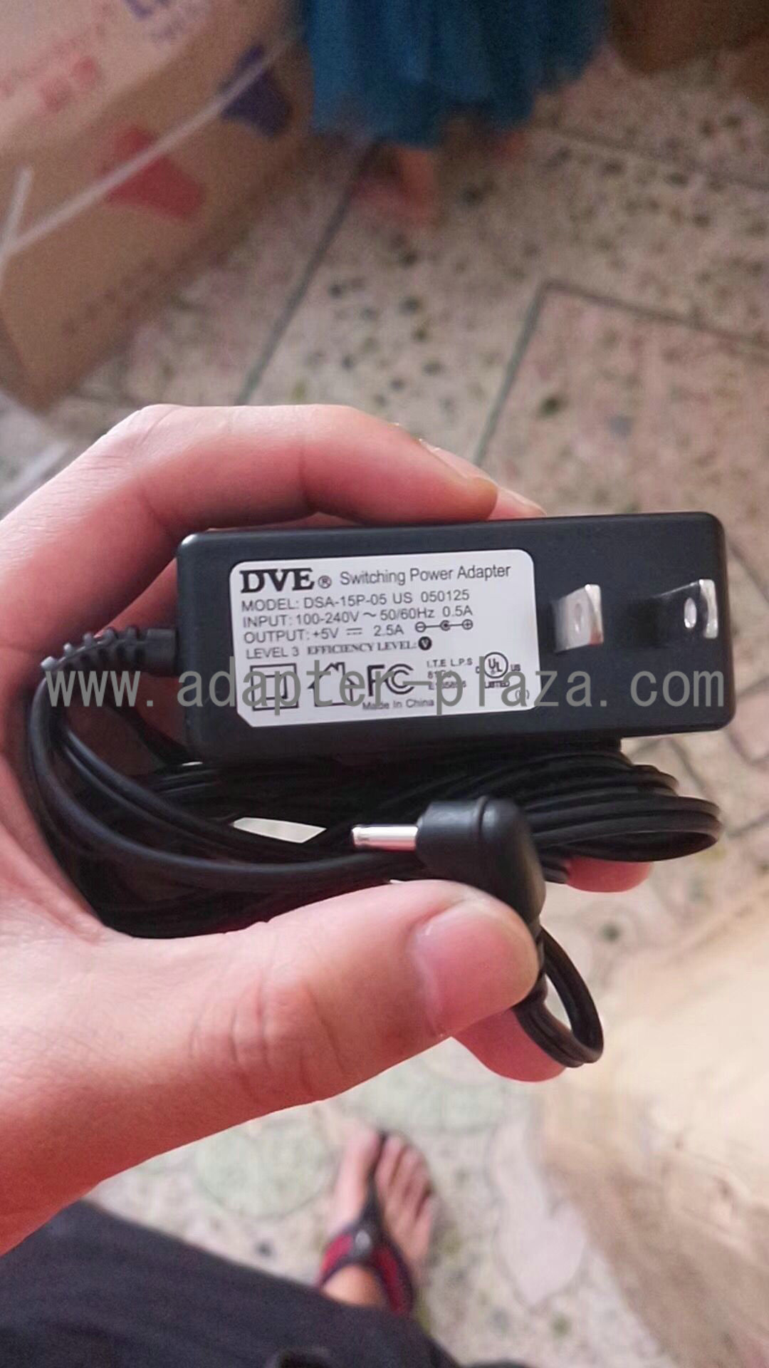 *Brand NEW*DVE DSA-15P-05 US 050125 5V 2.5A AC DC Adapter POWER SUPPLY