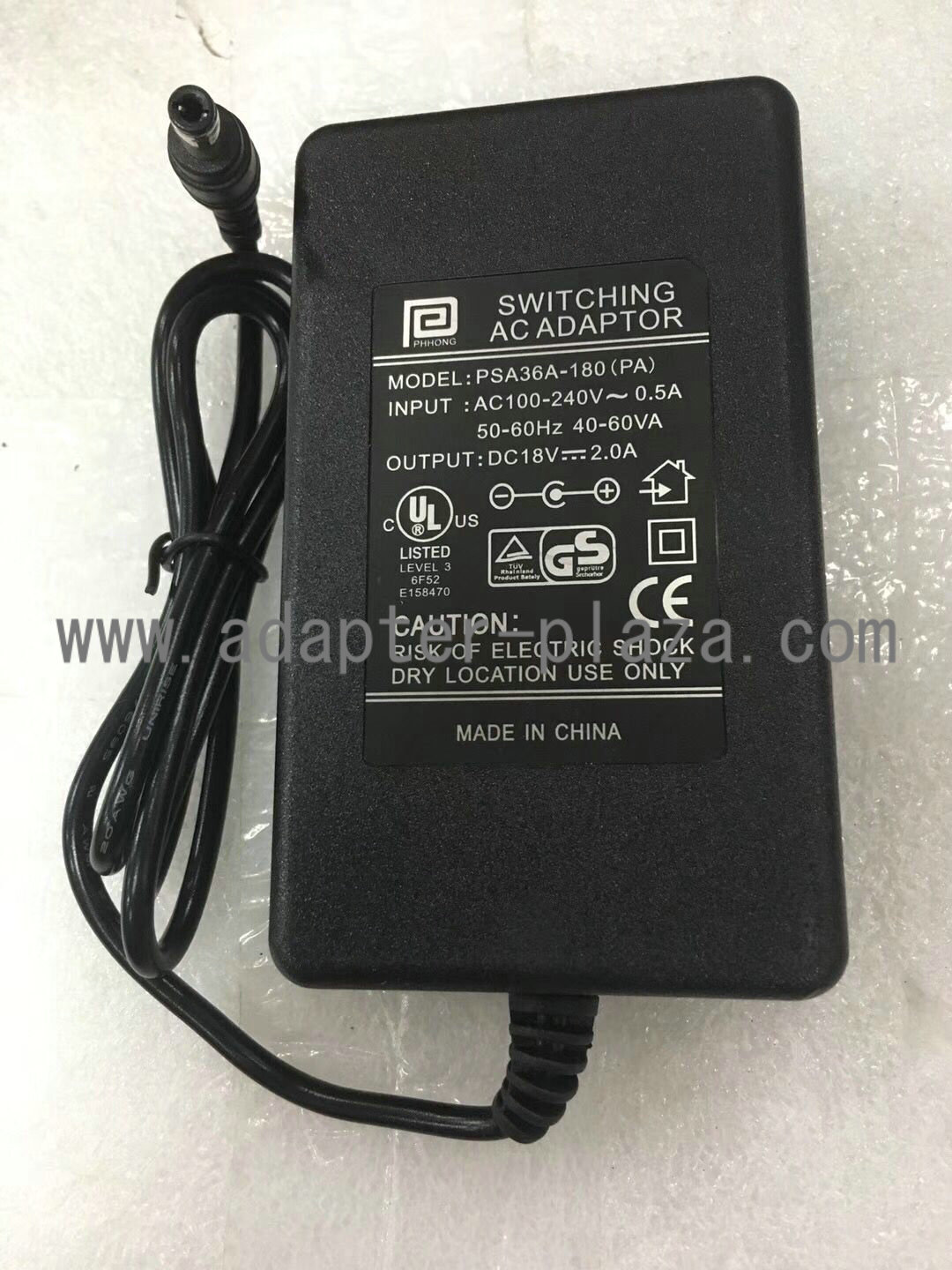 *Brand NEW* PSA36A-180(PA) DC18V 2.0A AC DC Adapter POWER SUPPLY