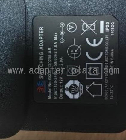 *Brand NEW*POWER SUPPLY 12V 2.0A GO30-120200-AB AC DC Adapter
