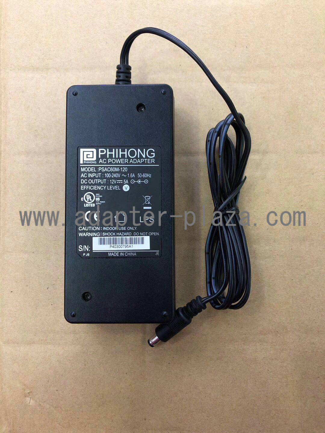 *Brand NEW*PHIHONG PSAC60M-120 12V 5A AC DC Adapter POWER SUPPLY