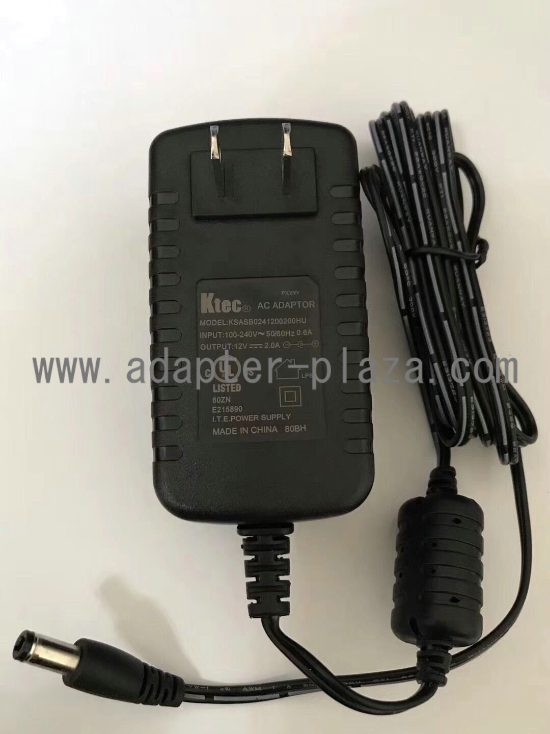 *Brand NEW* Ktec KSASB0241200200HU 12V 2.0A AC DC Adapter POWER SUPPLY - Click Image to Close