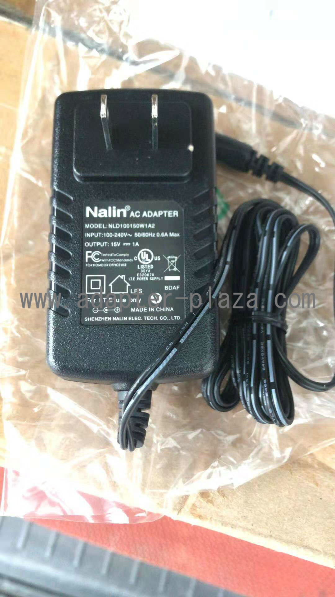 *Brand NEW* Nalin NLD100150W1A2 15V 1A AC DC Adapter POWER SUPPLY